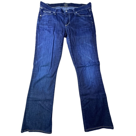 Citizens Of Humanity Denim - Citizens Of Humanity Dark Blue Boot Cut Jeans